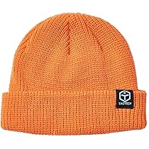 00s Weave Toshi イタリア製　　　　　　　ニットハット オレンジ茶 レッター ニット帽 Knit Watch（ニットワッチ） オレンジ | 帽子通販