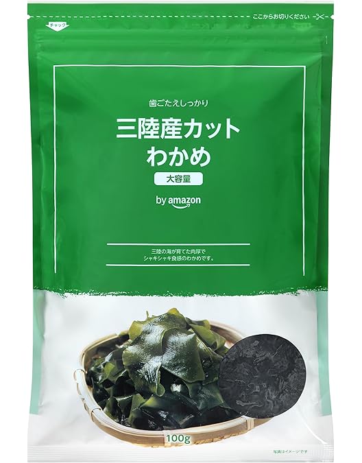 Amazon.co.jp: 三陸産 カットわかめ 乾燥（チャック袋入） 200g 乾燥