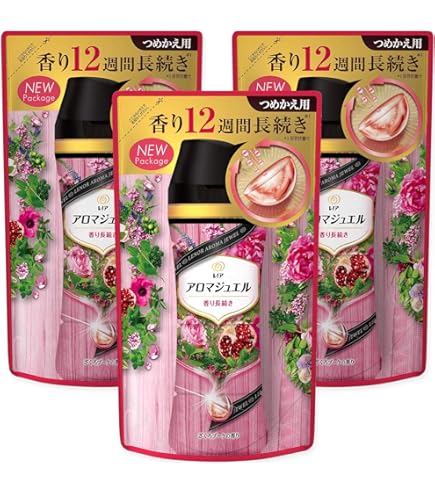 Amazon | レノア ハピネス アロマジュエル 香り付け専用ビーズ ざくろ