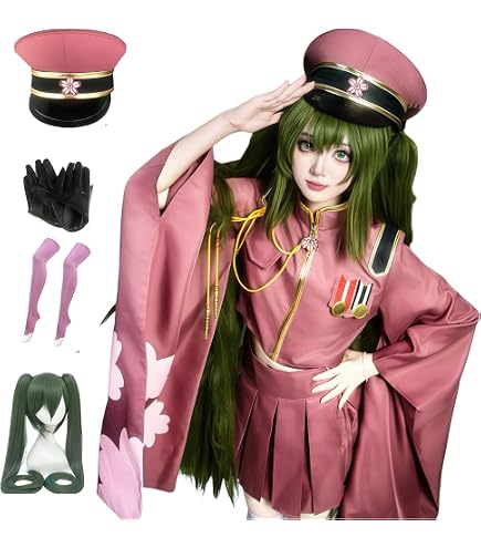 Amazon.co.jp: コスプレ 衣装 千本桜 鏡音リン 風 着物風 制服 【M