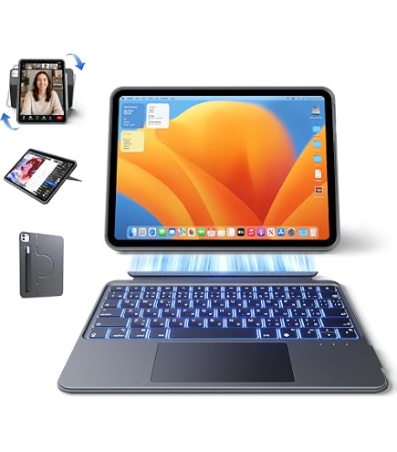Amazon.co.jp: HOU iPad A16・iPad第10世代対応 マグネット式