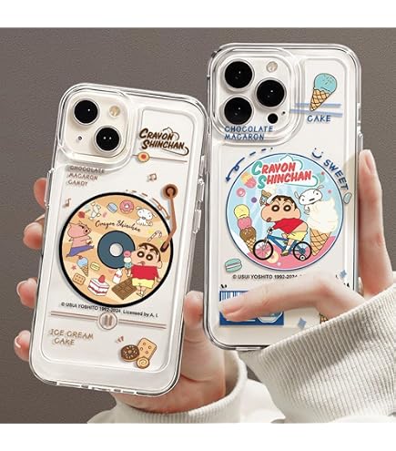 Amazon.co.jp: iPhone14 用 ケース クレヨンしんちゃん 【全機種