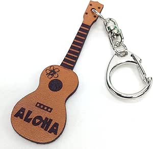 Amazon Co Jp Jam S Ukulele Ish 107 ウクレレ キーホルダー 本革製 レザー キャメル 薄茶色 ハンドメイド 手作り オリジナル 家電 カメラ