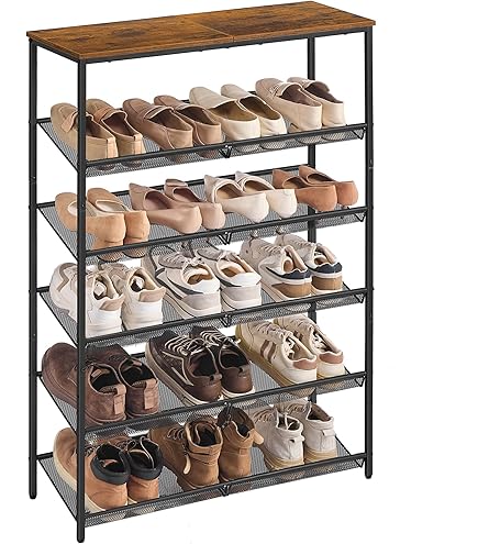 Amazon｜インターネット市場最高のメッシュ シューズラック 3-Tier