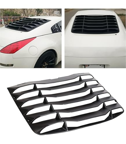 r*3様 【残り1点！！】早い者勝ちリア＆サイドウィンドウルーバー 新品未使用 Amazon.co.jp: HK5 2ピース ABSプラスチック リアウィンドウ ルーバー