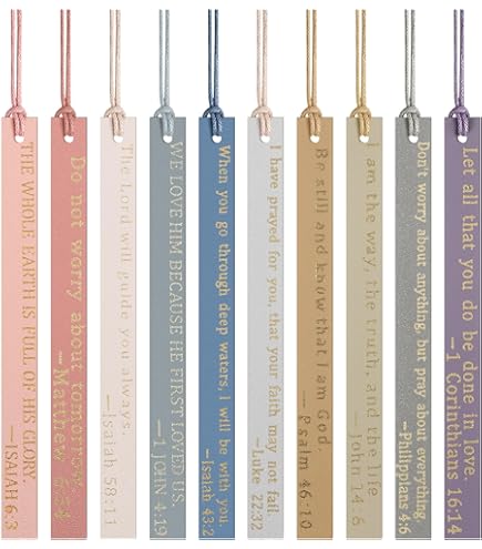 Bagentry 2-Pack Stainless Steel Inspirational Bookmarks With Leaf Chain - Gift For Book Lovers