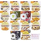 【Amazon.co.jp限定】 尾西食品 アルファ米14種類全部セット うるち米 計量カップ付き (非常食・保存食)