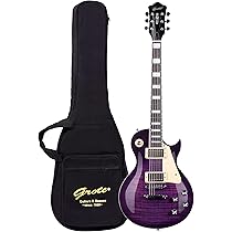 エレキギター ブラック ソリッドボディ Amazon | Grote LPS-003 ソリッドボディ・エレクトリックギター