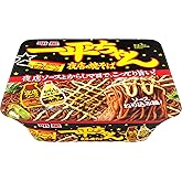 明星 一平ちゃん夜店の焼そば[12個入、カップ麺、焼きそば、夜店ソースとからしマヨで、こってり旨い! 、旨さ鉄板の香ばしさ! 、からしマヨ、135g]