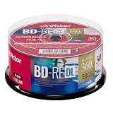 ビクター Victor くり返し録画用 BD-RE VBE260NP30SJ1 (片面2層/1-2倍速/30枚) ホワイト