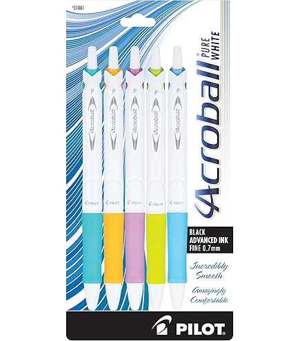Amazon | パイロットアクロボール ピュアホワイト ノック式