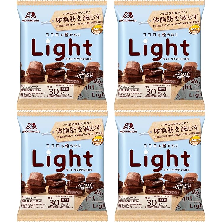 Amazon | 森永製菓 Light＜ベイクドショコラ＞MCTオイル使用 46g