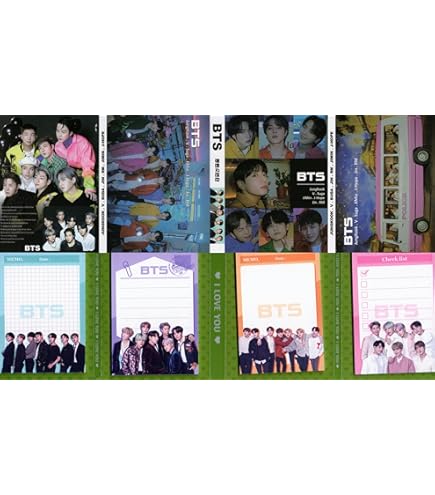 Amazon.co.jp: ジミン グッズ メモ帳 80枚セット 折りたたみ式 写真