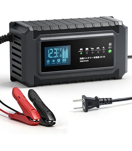 Amazon.co.jp: LVYUAN 25A DC12V 全自動パルスバッテリー充電器 パルス