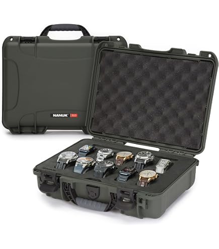 Pelican Case 1400 Custom Foam Insert for 10 Watches (FOAM ONLY