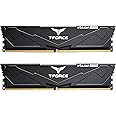 TEAMGROUP T-FORCE VULCAN DDR5 64GB (2x32GB) 6000MHz (PC5-48000) CL38 Intel XMP 3.0 & AMD Expo Compatible Desktop Memory Module Ram Black FLBD564G6000HC38ADC01