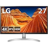 LG 27UL500-W Monitor Display, 27 inches, 4K, HDR (Standard Brightness: 300 cd/m²), IPS Matte, HDMI x 2, DisplayPort/FreeSync/