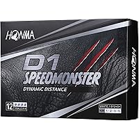 本間ゴルフ HONMA ゴルフボール D1 SPEED MONSTER スピードモンスター 1ダース 12個入