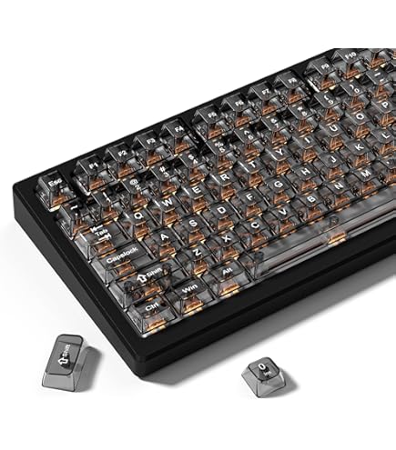Amazon | Akko キーボードキーキャップセット V2 クリアホワイトキー