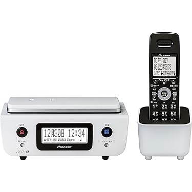 パイオニア TF-SZ16W デジタルコードレス電話機 子機2台付き/迷惑電話対策 ホワイト パイオニア TF-SZ16W デジタルコードレス電話機 子機2台付き/迷惑電話