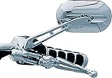 Kuryakyn 1410 クローム スモール オートバイミラー Large Head 1412