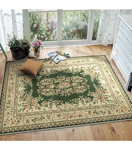 Phonzenuo洗えるラグマット 3畳200×250cm ペルシャ風ベージュ Amazon | Phonzenuo 洗える ラグマット 3畳 200×250cm 滑り止め付き