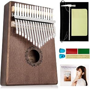 カリンバ 17キ kalimba 親指ピアノー お子様 初心者 上級者 専門家に適用 スタディガイド
