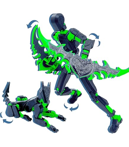 Amazon.co.jp: KJMYYXGS ラッキー13アクションフィギュア5点、T13