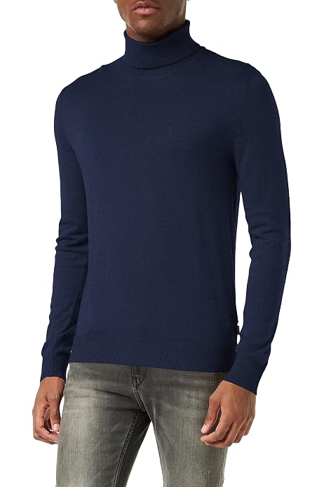 Long Sleeve Pullover Turtle Neck Shirt 
