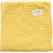 BLANKED ガーゼケット シングル イエロー　TON TON Amazon.co.jp: BLANKED 4重織ガーゼケット (ハーフサイズ
