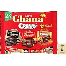 Amazon | OKURUX ロッテ ガーナ＆クランキーシェアパック 28枚入 ×1袋