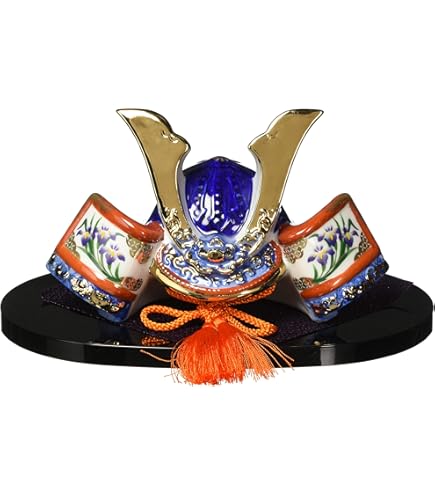 Amazon.co.jp: [薬師窯] 五月人形 日本製 瀬戸物 染錦 鯉のぼり大将