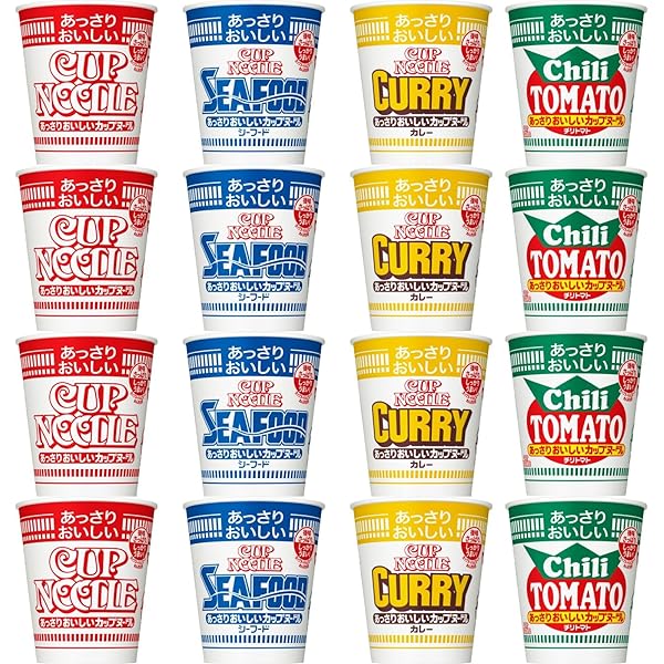 大量　お菓子詰め合わせ　日清食品フレンチカップヌードル2種各10個入 Amazon.co.jp: あっさりおいしいカップヌードル 4種詰め合わせセット