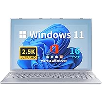 Amazon.co.jp: ノートパソコン【Win 11/Office2019搭載】16