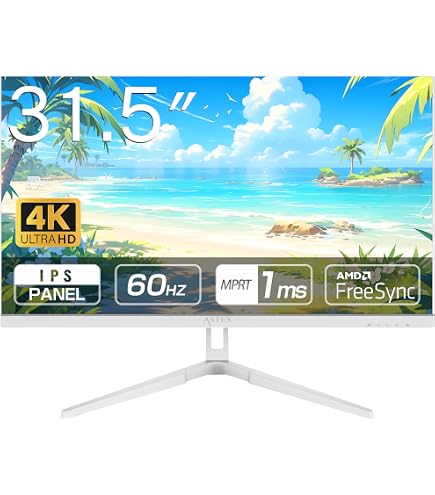 Amazon.co.jp: ASTEX 31.5V型 4K UHD ゲーミングモニター 144Hz 1ms