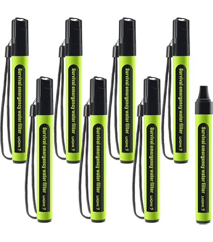 LifeStraw Personal Water Filter For Hiking, Camping, Travel And Emergency Preparedness, Pack Of 5, Blue - View #8