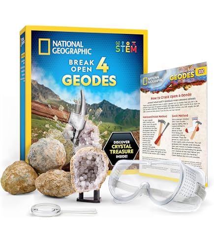 National Geographic Impulse Mini Dig Kit - Scava Un Vero Cristallo Di Pirite (oro Degli Sciocchi) In Un Mattone A Forma Di Lingotto, Kit Geologico Per Bambini 8+