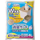 アイリスオーヤマ 猫砂 お部屋のにおいクリア消臭 猫用システムトイレ 消臭サンド 香付き ONCM-4LS 猫