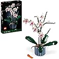 Lego Phalaenopsis Orchid Christmas Present 10311 Interior Artificial Flower Bouquet Stylish Toy Block Birthday Present Gift F