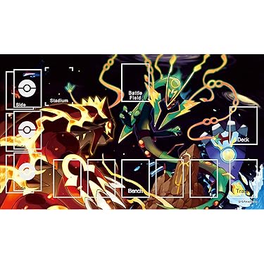 Max200トレーディングカードマット Amazon | mini2x TCG ポケモンカード用 ラバー プレイマット