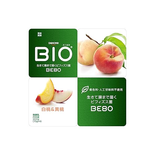 ダノン ダノンビオ 白桃&黄桃