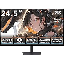 Amazon.co.jp: KEY TO COMBAT 24.5インチゲーミングモニタ 200Hz(OC