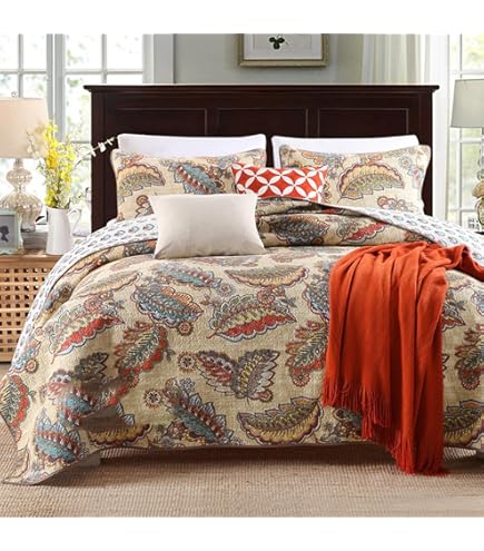 Amazon｜イージーケア布団カバー アメリカンカントリースタイル3ピース