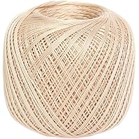 オリムパス製絲(Olympus Thread) エミーグランデ レース糸 合細 Col.810 ベージュ系 50g 約218m