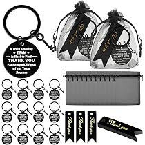 thumbnail image 2 of Sabary 10 Pcs Thank You Appreciation Gifts Water Bottles Bulk Lightweight Aluminum Water Bottle Reusable Leak Proof Sports Water Bottle With Twist... 2 of 12