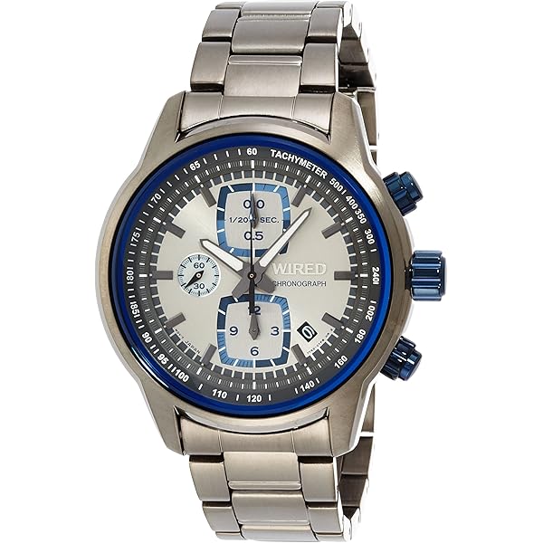 Amazon.co.jp: [ワイアード]WIRED 腕時計 WIRED クロノグラフ ブルー