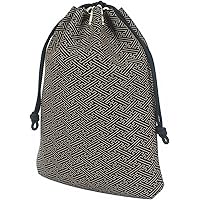 Amazon.co.jp: [印傳屋] 印伝 230合切袋 巾着袋 マチ付 鹿革