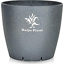 Amazon.co.jp: Kaiju Plant 怪獣ポットEco4.5 スリット鉢 4.5号 麦わら