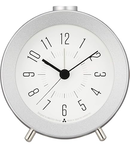 Amazon.co.jp: レムノス アラーム時計 アナログ リキアラーム 天然色木