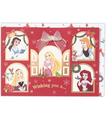 Amazon | Xmasクリスマスカード/ディズニースタンディングカード 